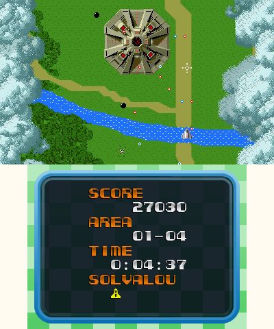 3D Classics: Xevious in-game screen image #1 