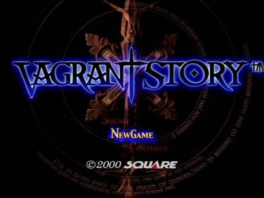 Vagrant Story  title screen image #1 