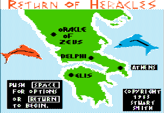The Return of Heracles  title screen image #1 
