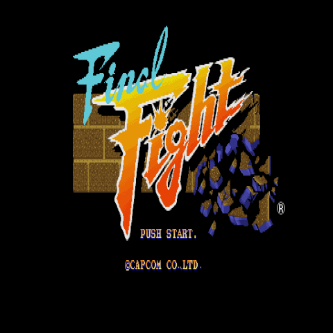 Final Fight  title screen image #1 