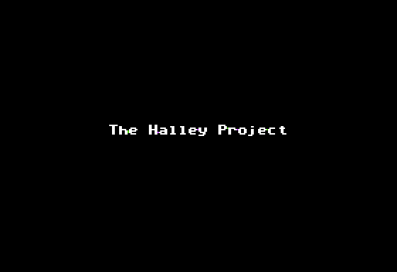 The Halley Project: A Mission In Our Solar System title screen image #1 
