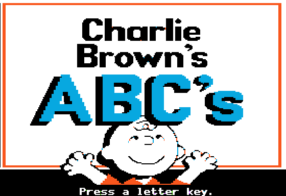 Charlie Brown's ABC's title screen image #1 