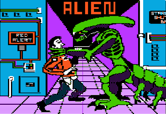 The Alien title screen image #1 