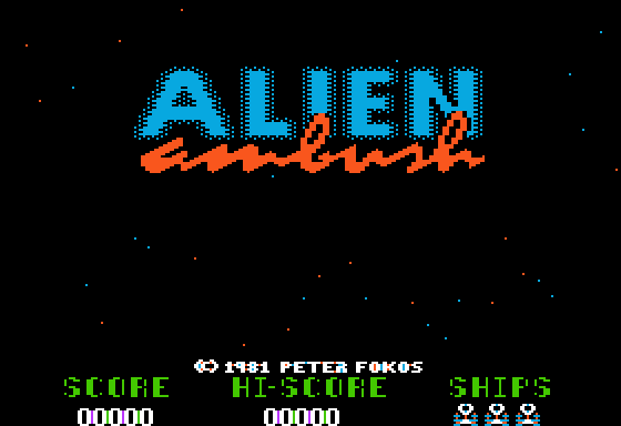 Alien Ambush title screen image #1 