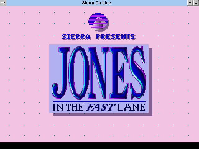 Jones in the Fast Lane title screen image #1 