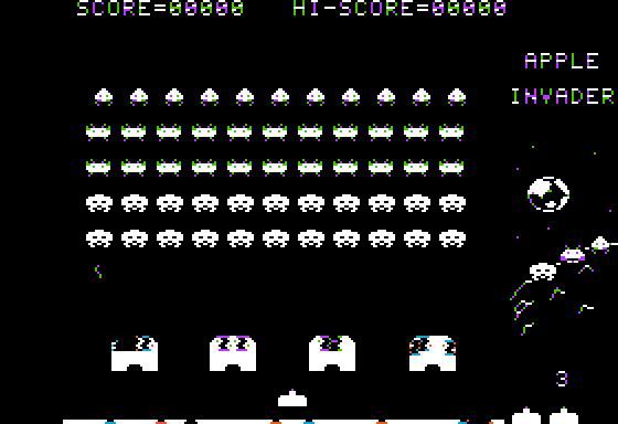 Apple Invader  in-game screen image #1 
