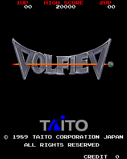 Volfied  title screen image #1 