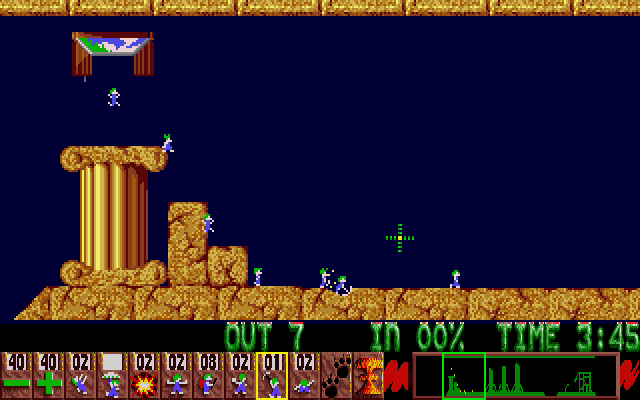 Lemmings  in-game screen image #1 