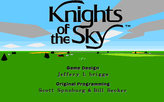 Knights of the Sky: Oozora no Kishi  title screen image #1 