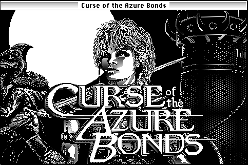 Curse of the Azure Bonds  title screen image #1 