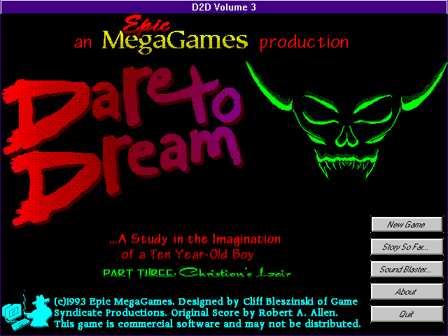 Dare to Dream 3 title screen image #1 