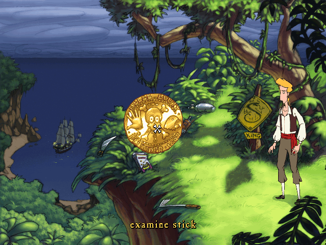 The Curse of Monkey Island  in-game screen image #2 
