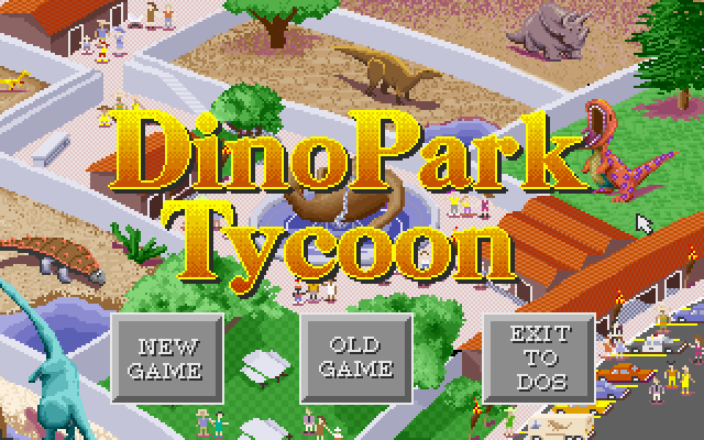 DinoPark Tycoon title screen image #1 
