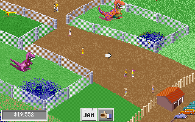DinoPark Tycoon in-game screen image #1 