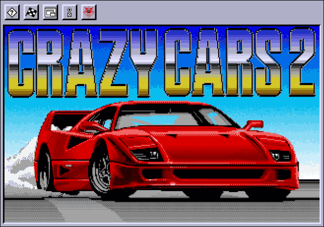 Crazy Cars II  title screen image #1 