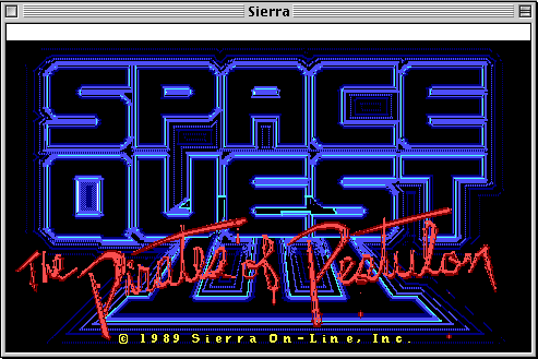 Space Quest III: The Pirates of Pestulon title screen image #1 