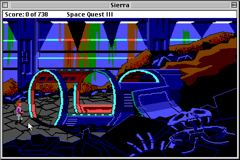 Space Quest III: The Pirates of Pestulon in-game screen image #1 
