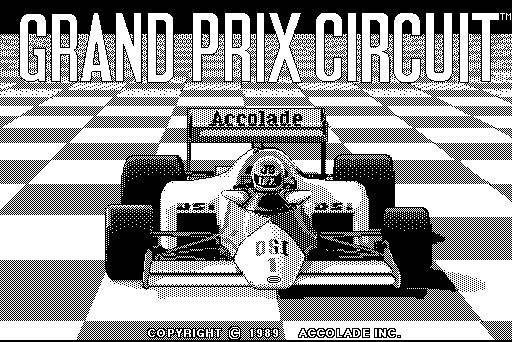 Grand Prix Circuit title screen image #1 