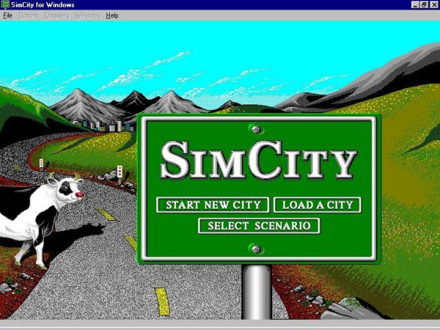 SimCity title screen image #1 