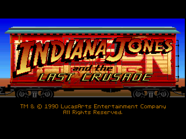 Indiana Jones and the Last Crusade: The Graphic Adventure title screen image #1 
