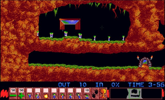 Lemmings  in-game screen image #3 