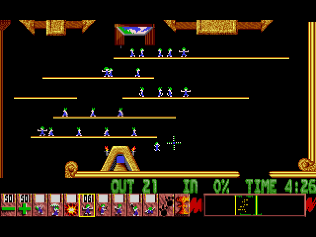 Lemmings in-game screen image #1 
