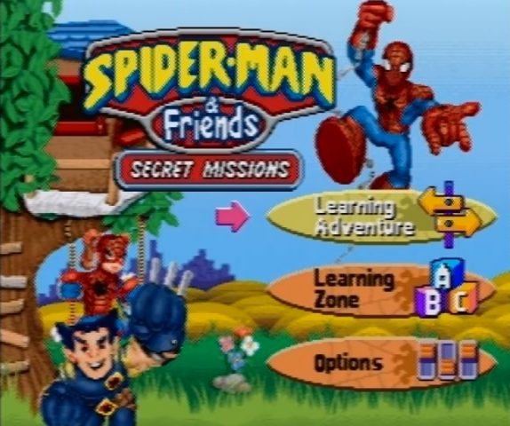 Spider-Man & Friends: Secret Mission  title screen image #1 