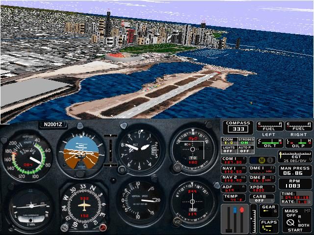 Flight Simulator for Windows 95  in-game screen image #2 