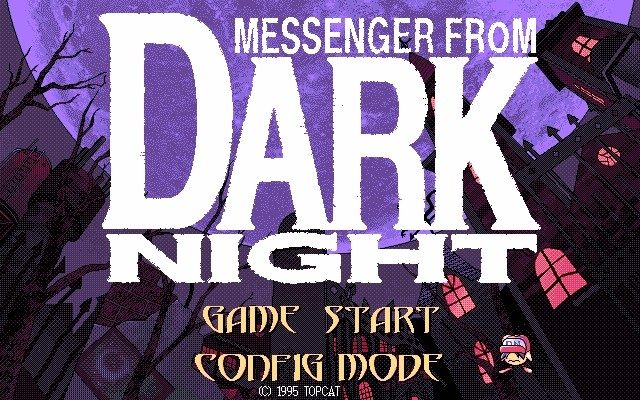Messenger from Dark Night  title screen image #1 