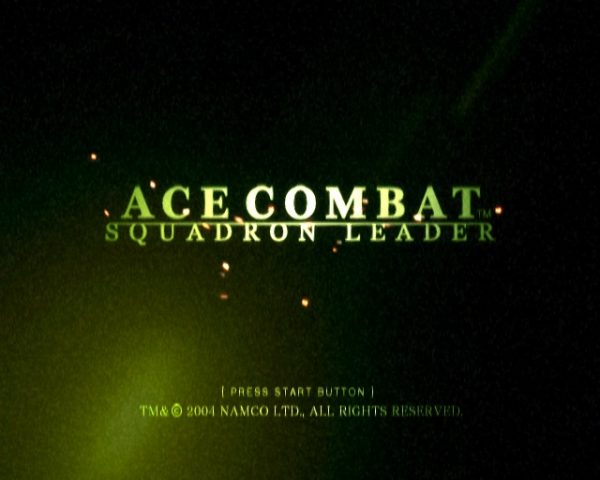 Ace Combat 5: The Unsung War  title screen image #1 