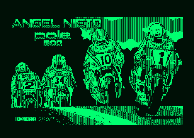 Angel Nieto Pole 500 title screen image #1 