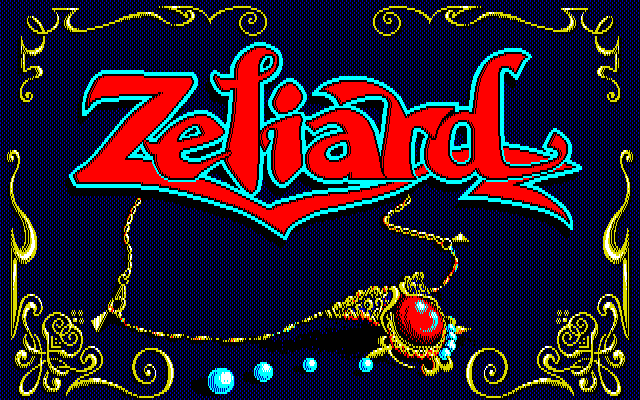 Zeliard  title screen image #1 