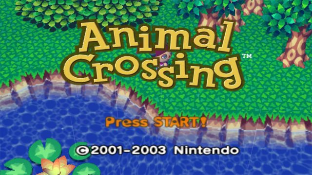 Animal Crossing  title screen image #1 