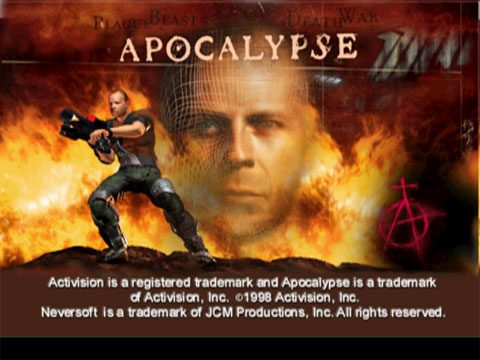 Apocalypse  title screen image #1 