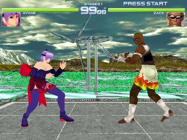 Dead or Alive 2: Millennium  in-game screen image #1 