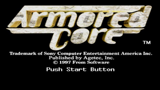 Armored Core title screen image #1 