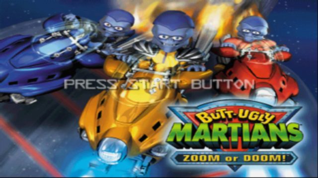 Butt-Ugly Martians: Zoom or Doom title screen image #1 