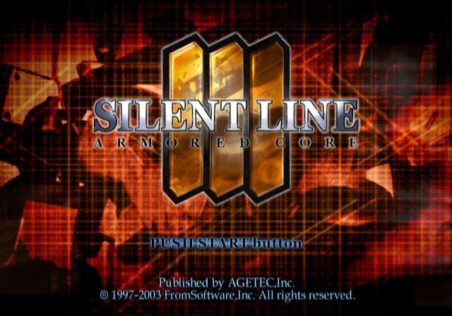Silent Line: Armored Core  title screen image #1 