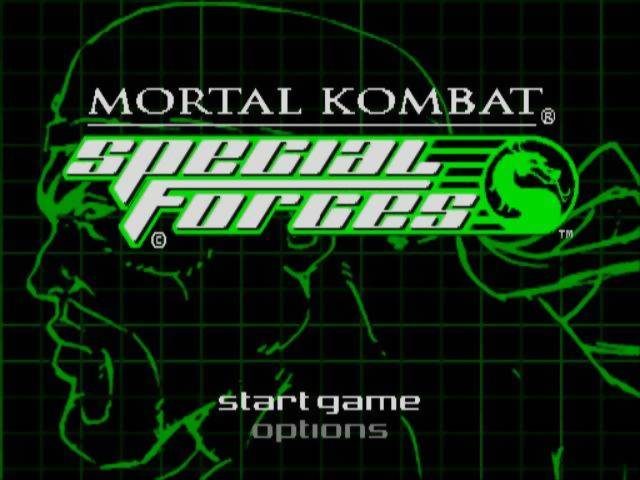 Mortal Kombat: Special Forces title screen image #1 