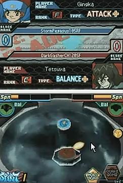 Beyblade: Metal Fusion in-game screen image #1 