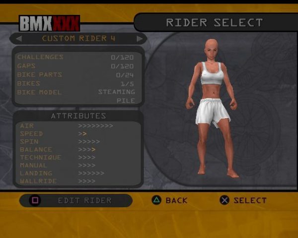 BMX XXX in-game screen image #1 
