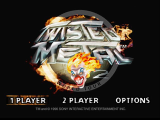 Twisted Metal 2  title screen image #1 