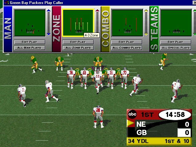 ABC Monday Night Football 98 in-game screen image #2 
