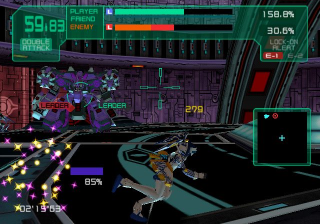 Cyber Troopers Virtual-On Marz  in-game screen image #3 
