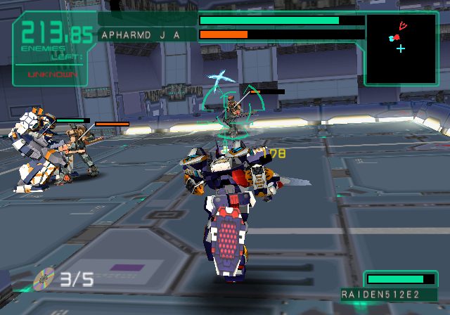 Cyber Troopers Virtual-On Marz  in-game screen image #2 