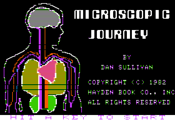 Microscopic Journey title screen image #1 