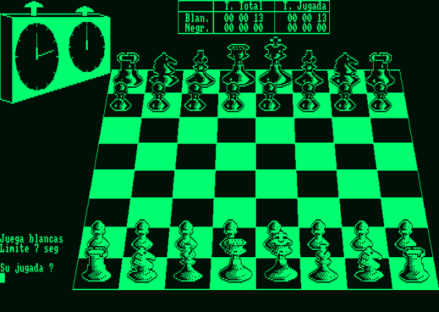 3-D Clock Chess  in-game screen image #1 
