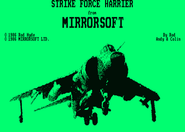 Strike Force Harrier title screen image #1 