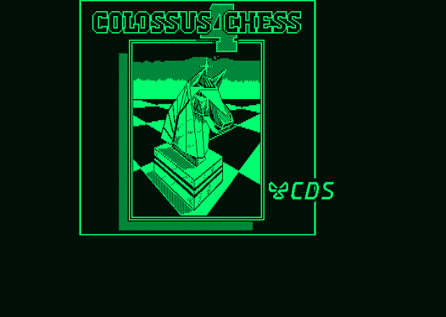 Colossus Chess 4 title screen image #1 