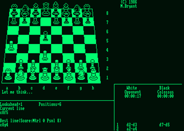 Colossus Chess 4 in-game screen image #1 
